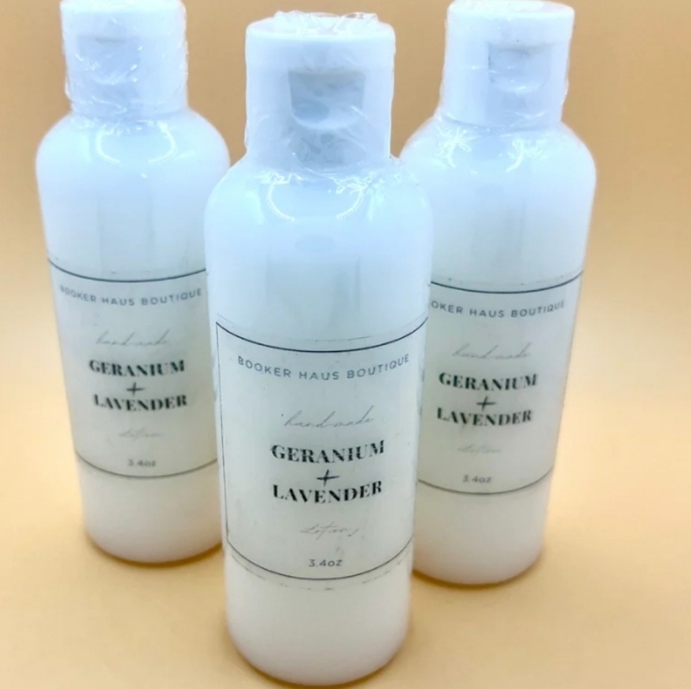 😍 GERANIUM & LAVENDER LOTION